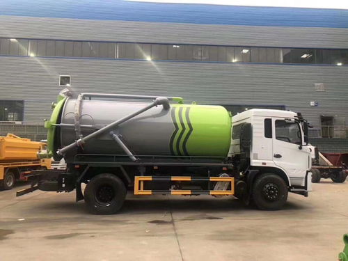 国六东风专底吸污车价格图片, 12方 清洗吸污吸粪车报价